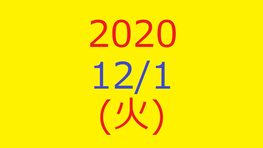 株式デイトレード結果・20201201(火)