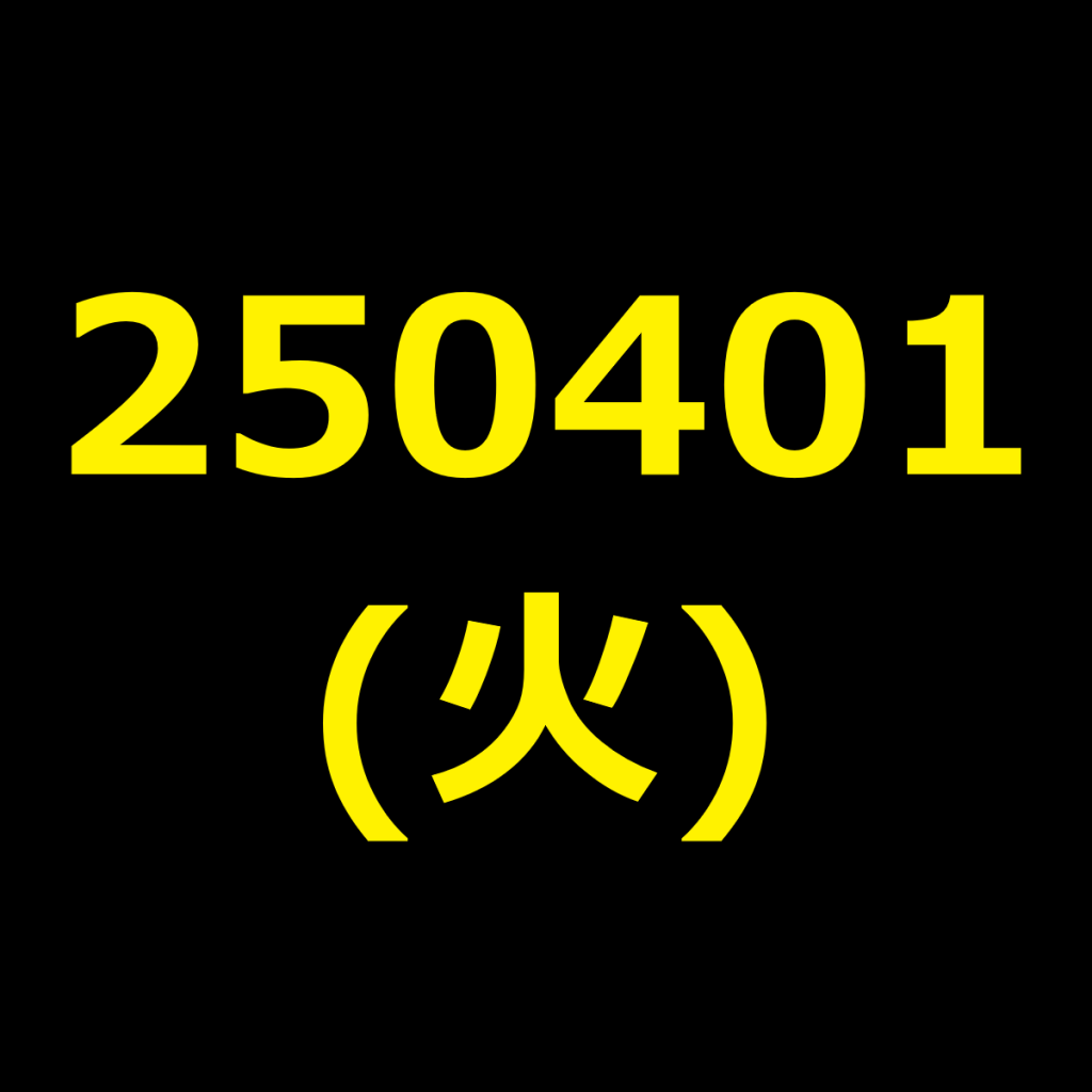 20250401(火曜日)の株式デイトレード・アイキャッチ